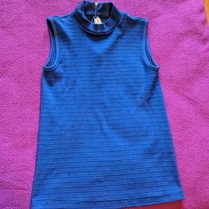 Vintage Blue Shell Top